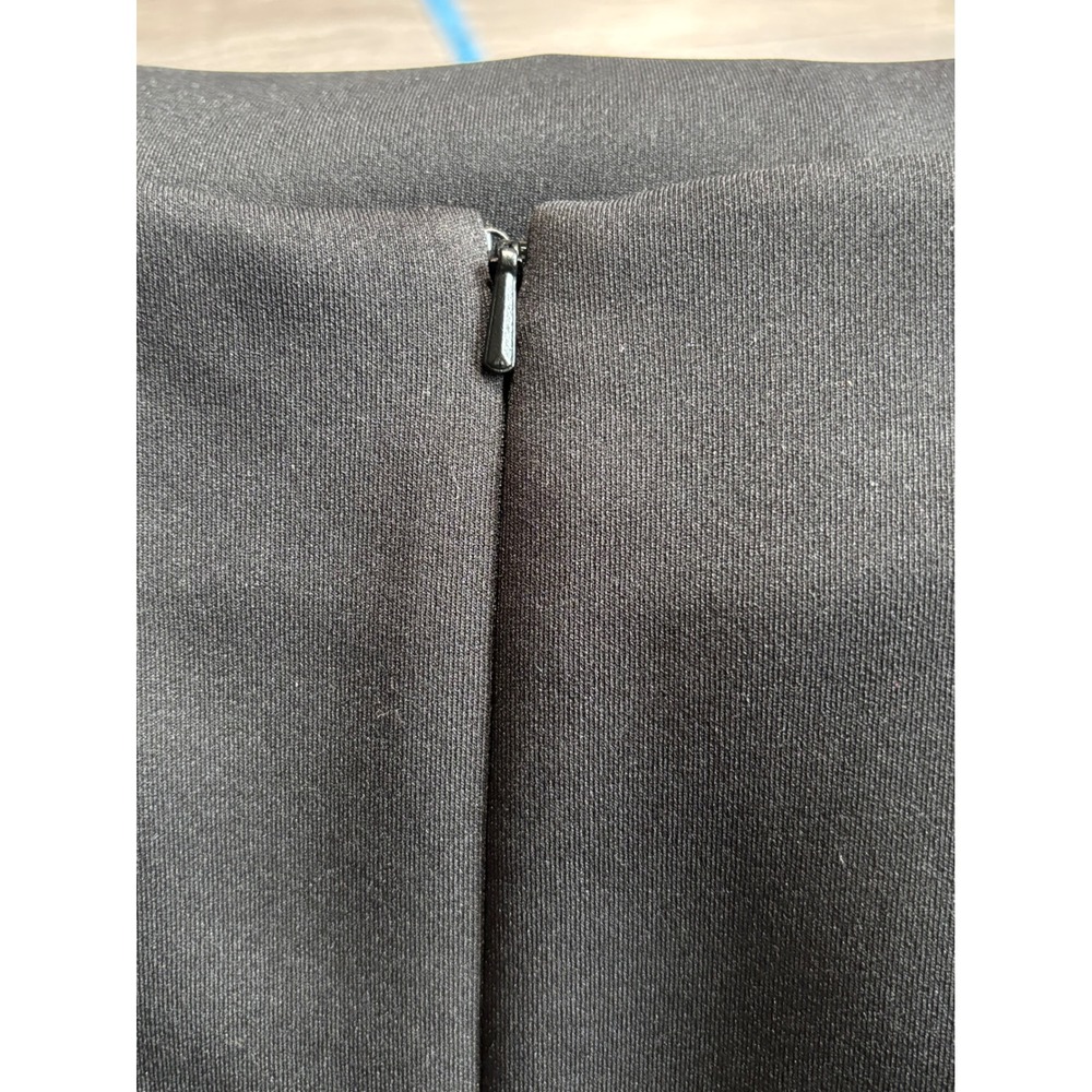 ASOS Black Pleated Wrap front sheath dress - Picture 10 of 10